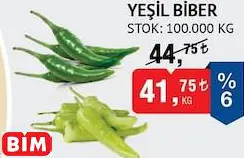 YEŞİL BİBER YEŞİL BİBER